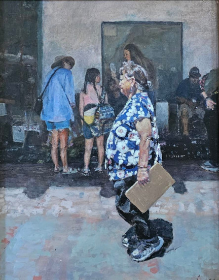 Woman at Santa Fe Market